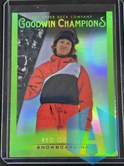 2021 Goodwin Champions #43 RED GERARD PLATINUM GREEN SP Snowboarding